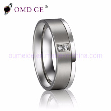 Fancy 6mm Brushed Tungsten Mens Wedding Bands